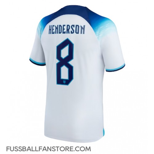 England Jordan Henderson #8 Replik Heimtrikot WM 2022 Kurzarm